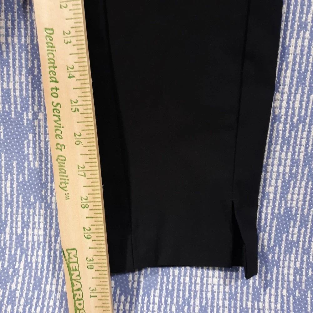 Athleta Pants Womens Size 8 Tall Stretch Elastic Waist Nylon Blend Black